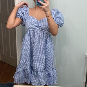 blue sundress
